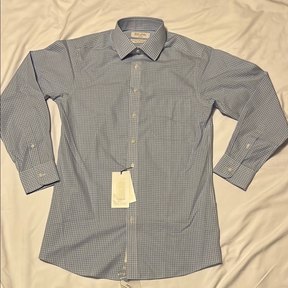 Men's Blue Checkered Shirt